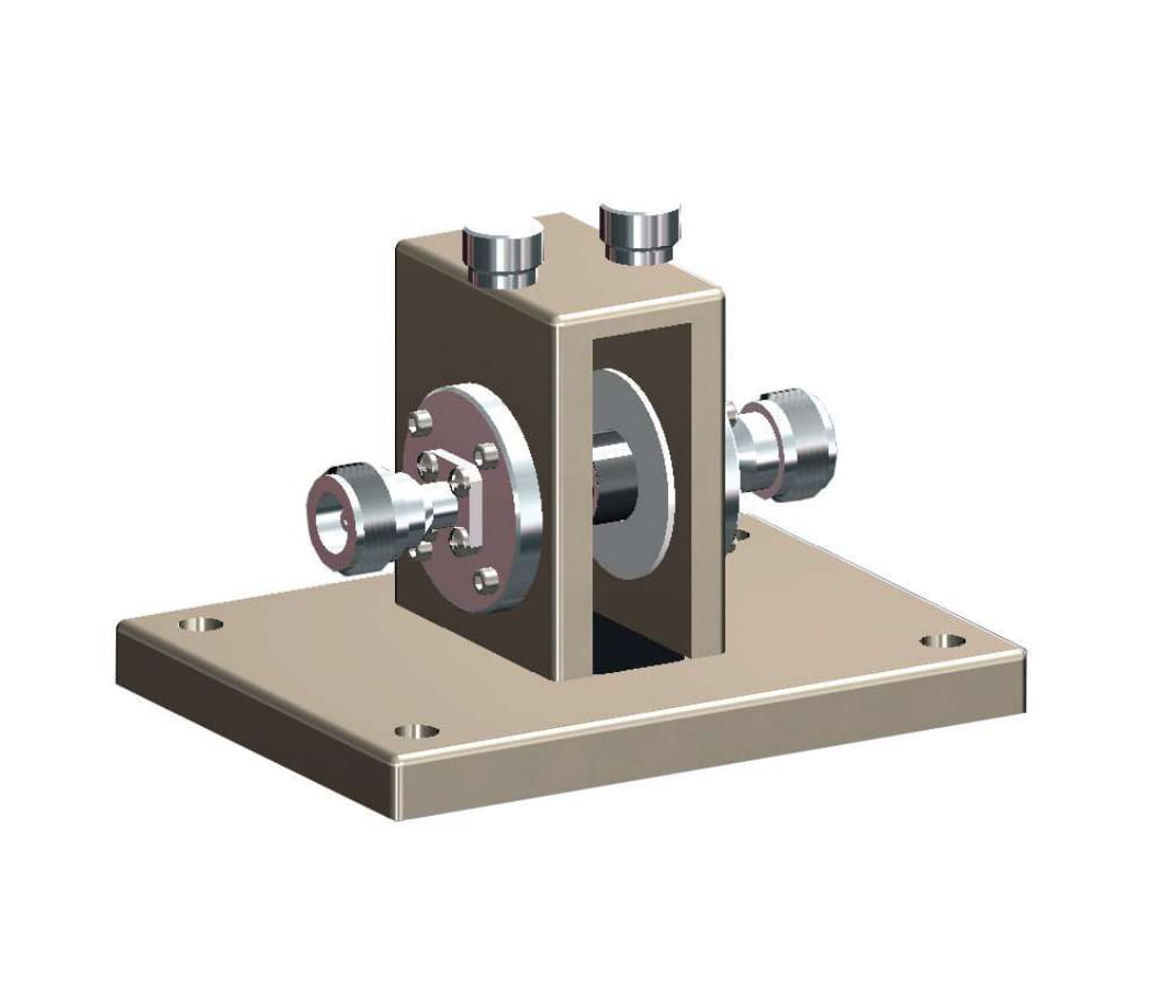 3D design mock up of metal device.