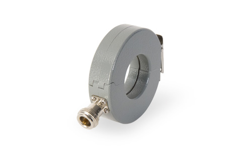 Cylindrical metal device with EUT cable attachment.