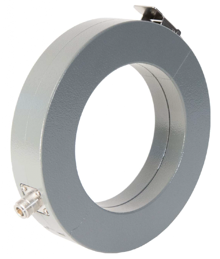 Close up of large cylindrical metallic object.