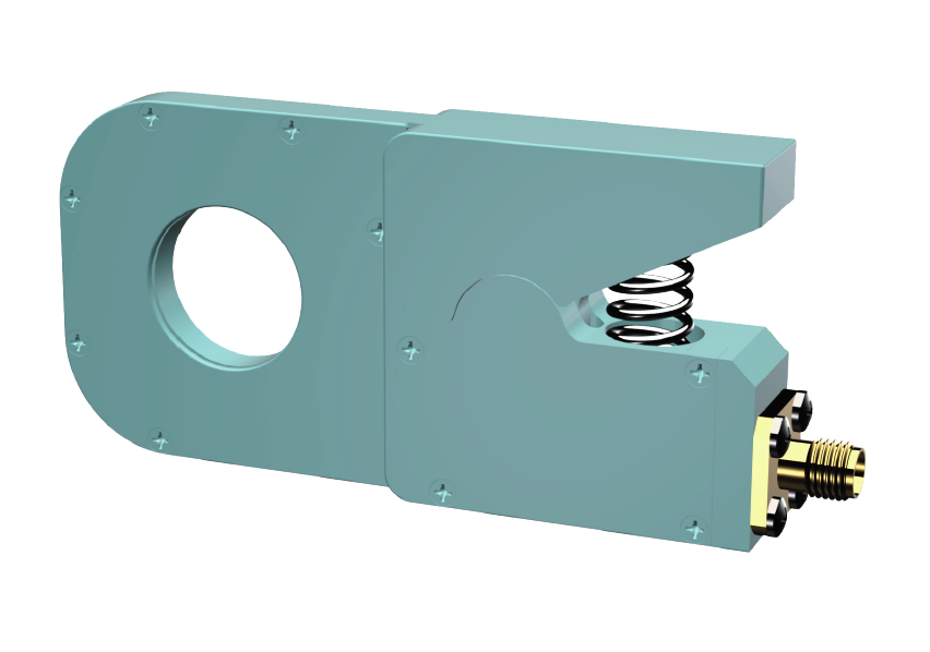 3D design mock up of metal device.