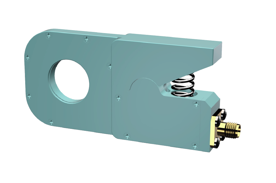 3D design mock up of metal device.