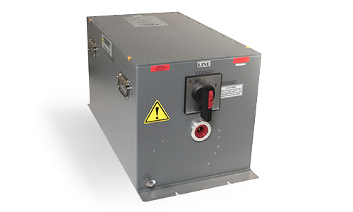 Metal communication box.